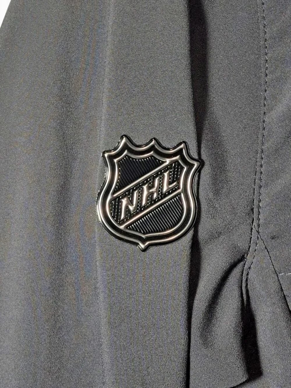 Fanatics Vegas Golden Knights Dark Gray and Gold Windbreaker Jacket